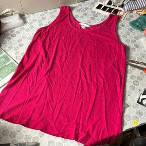 The Limited Sz 11 Pink Silk Tank Top